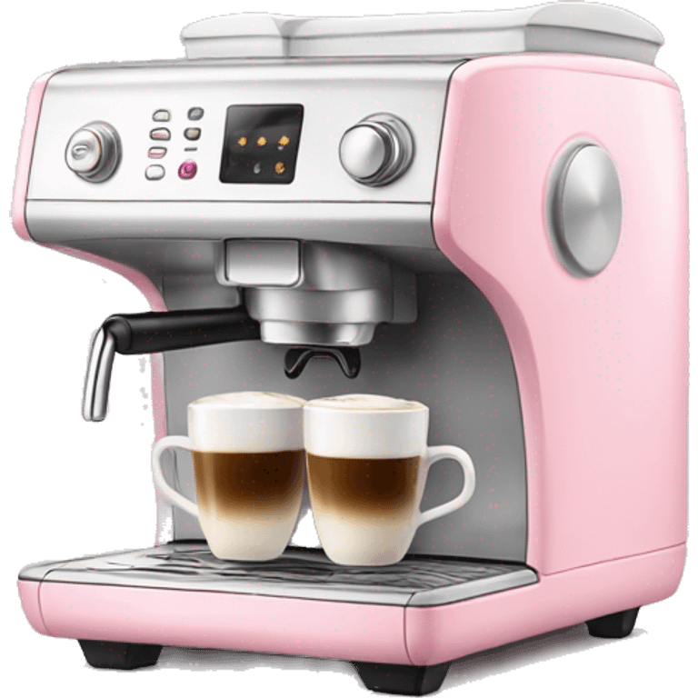 Light pink coffee machine emoji