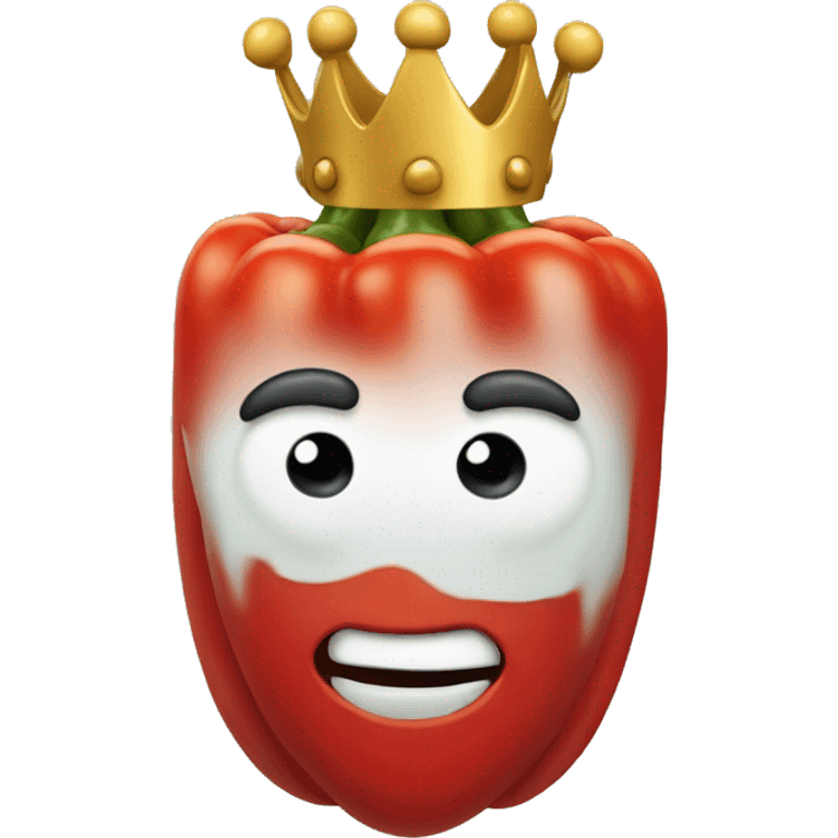 pepper with a crown emoji