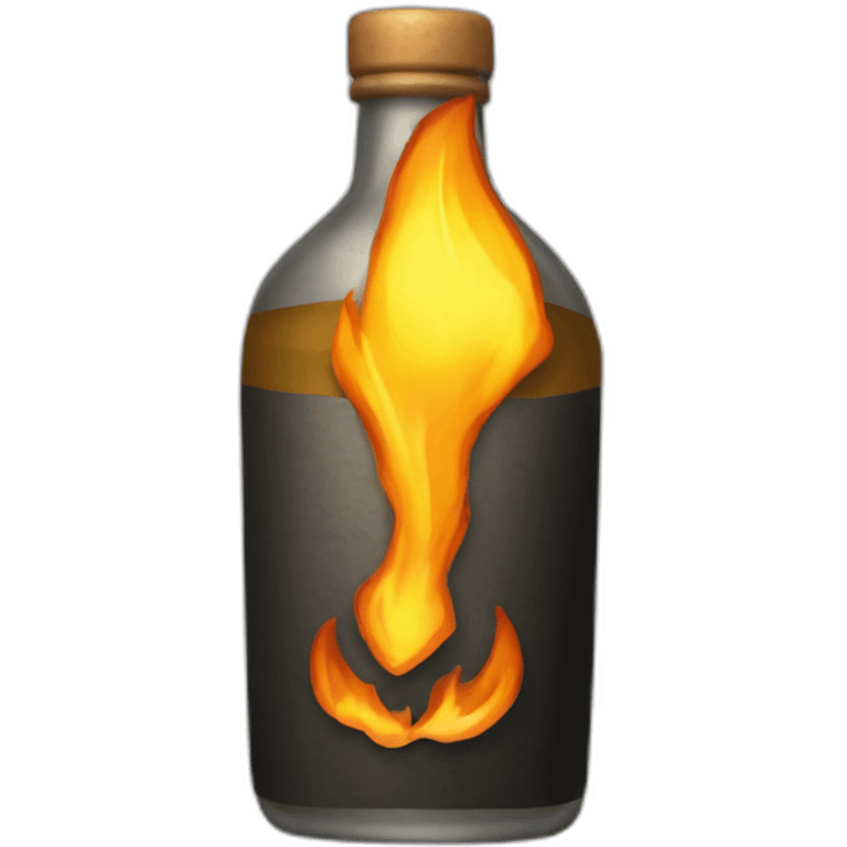 Molotov cocktail emoji