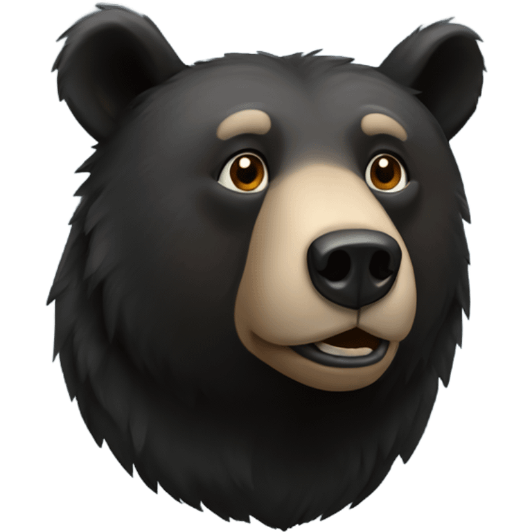 Black bear emoji