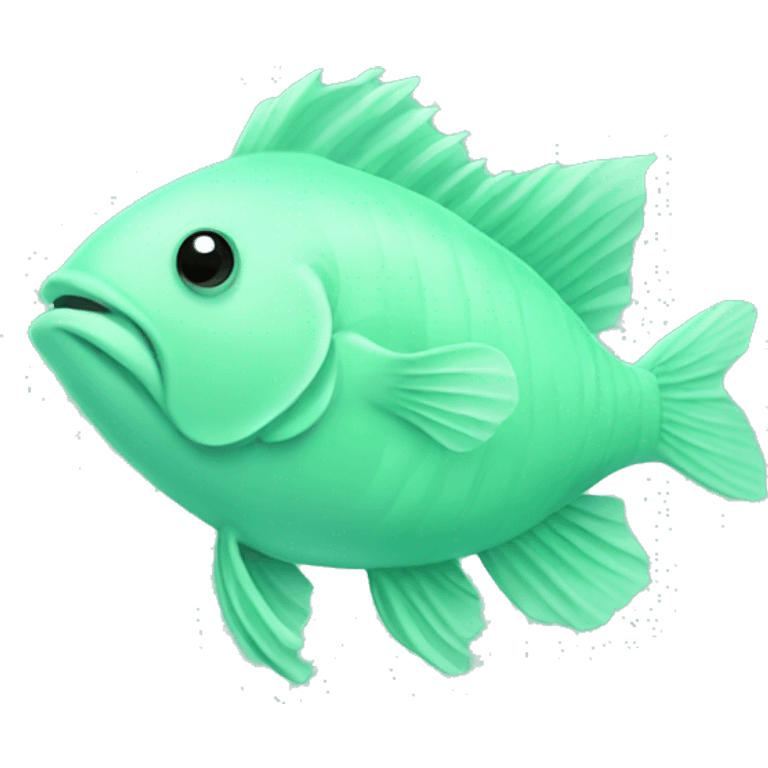 Two Mint green Pisces fish  emoji