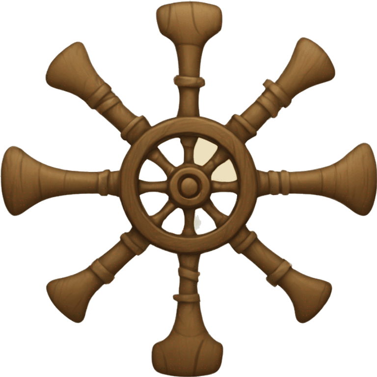 pirate boat wheel emoji