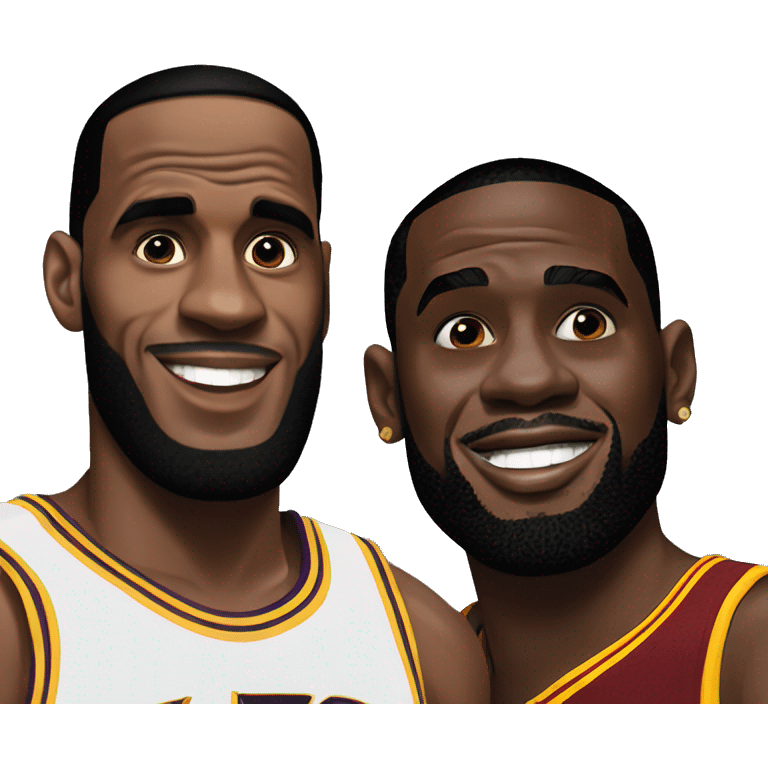 LeBron James with p diddy emoji