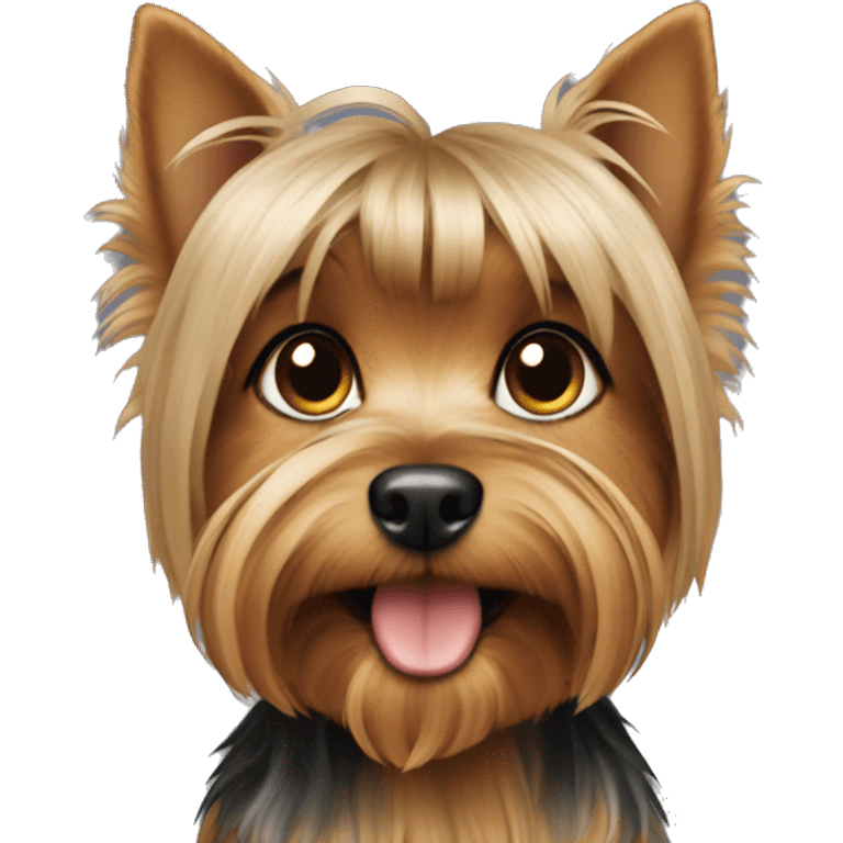 yorkshire terrier girl emoji