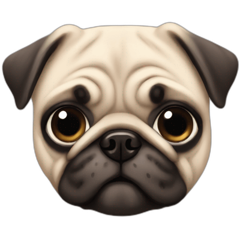 cute pug emoji