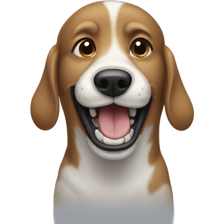 Dog with white teeth emoji