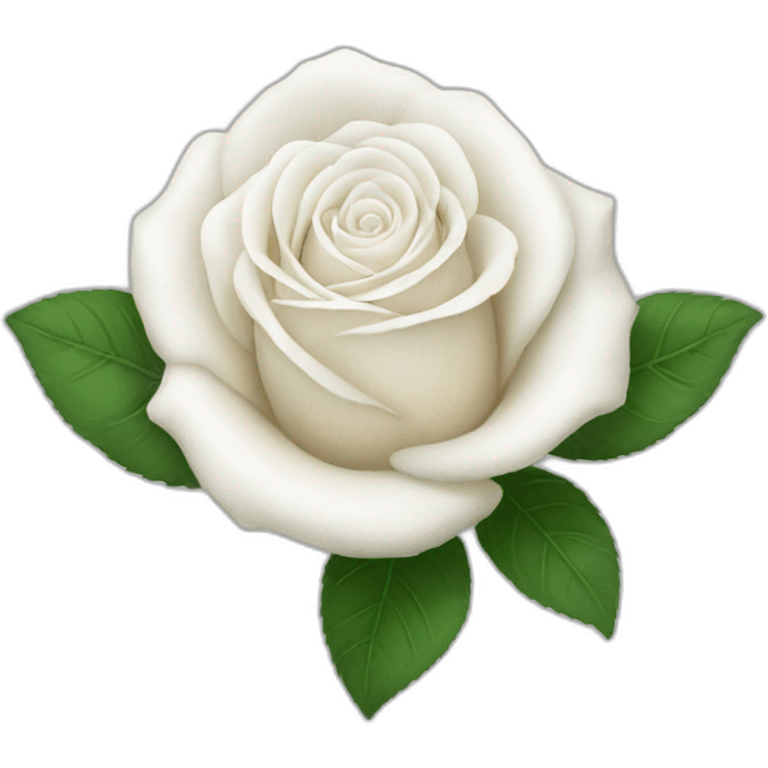 White rose emoji