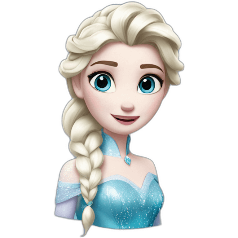 Elsa frozen emoji