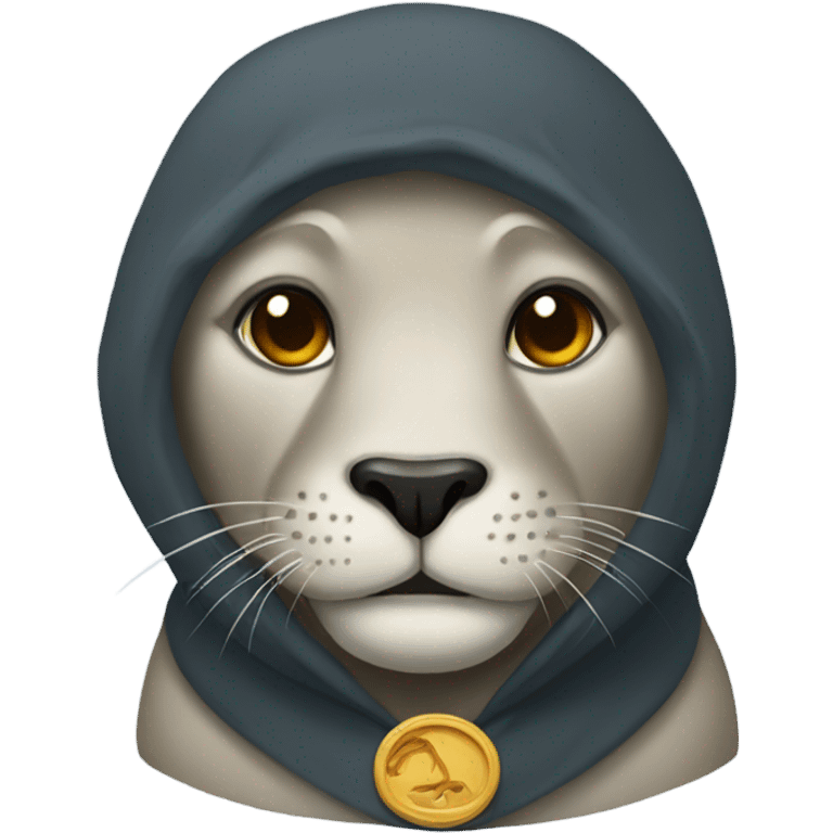 seal in lion costume emoji