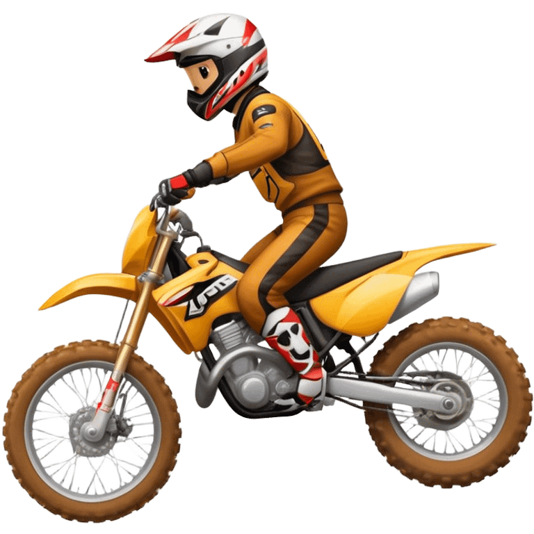 Moto cross emoji