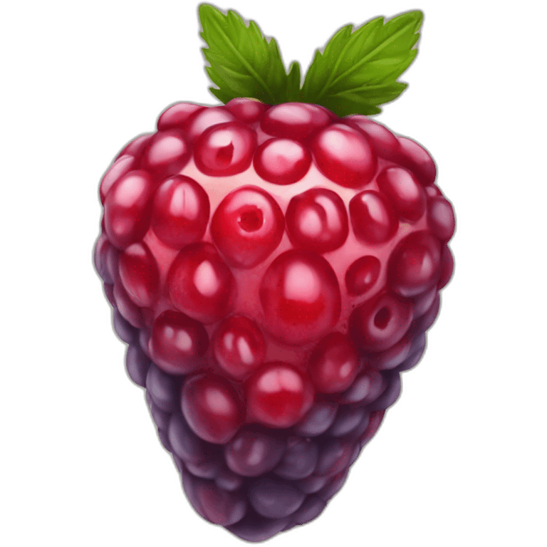 fraise framboise myrtille emoji