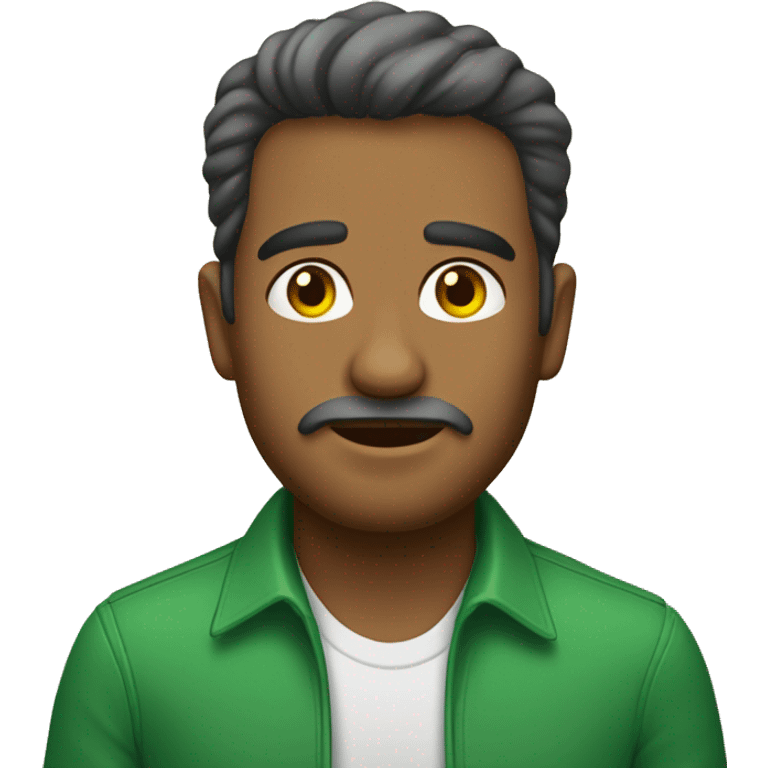 Un hombre con un pasamontañas de Brasil emoji