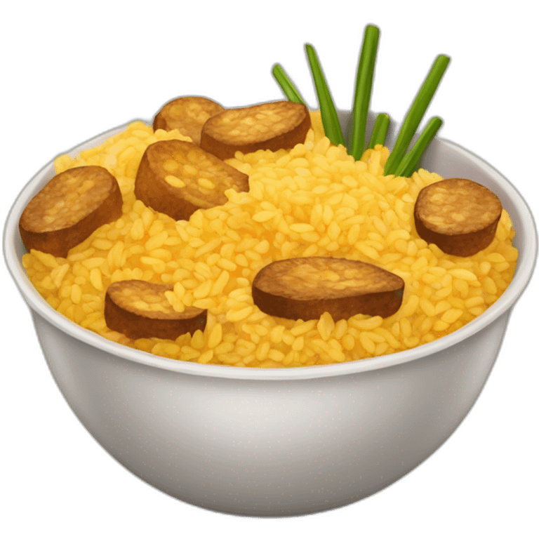 arroz con menestra y patacones emoji