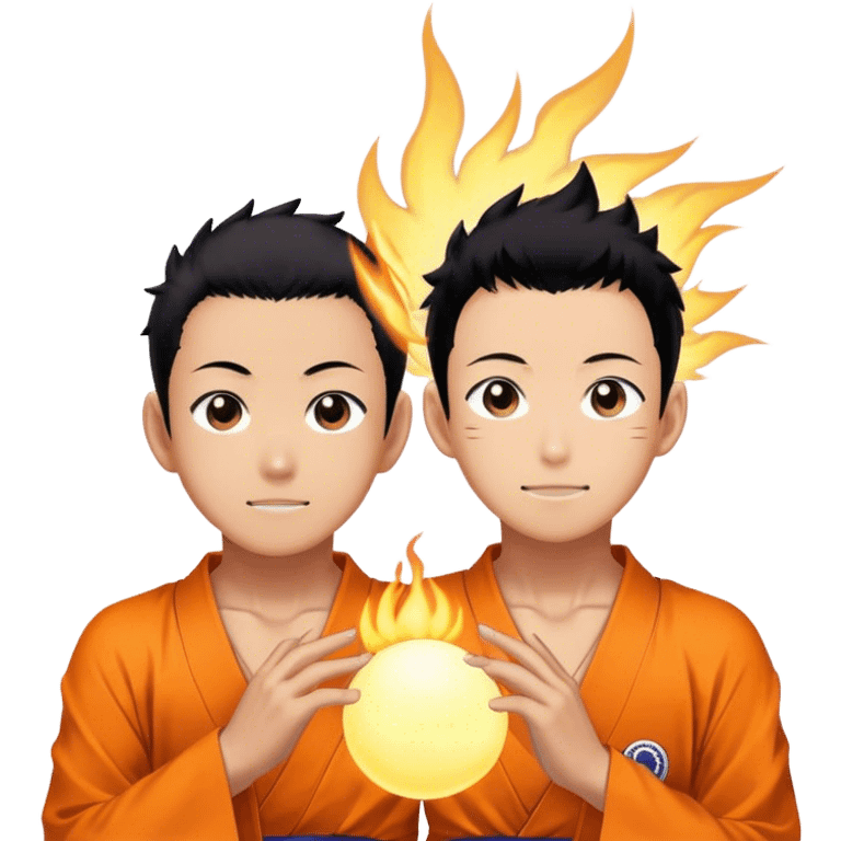 Tanaka and Nishinoya from Haikyuu!! in their “enlightened” moment. emoji