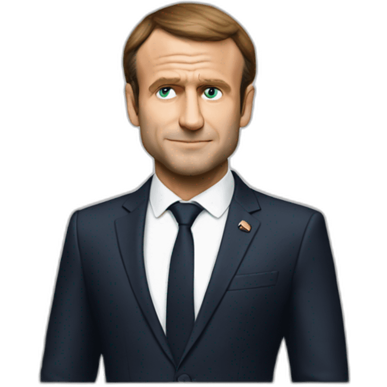 Macron shit emoji