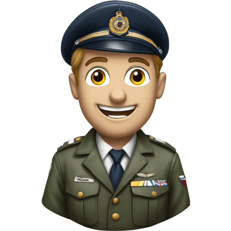 Royal Air force pilot in a spitfire emoji