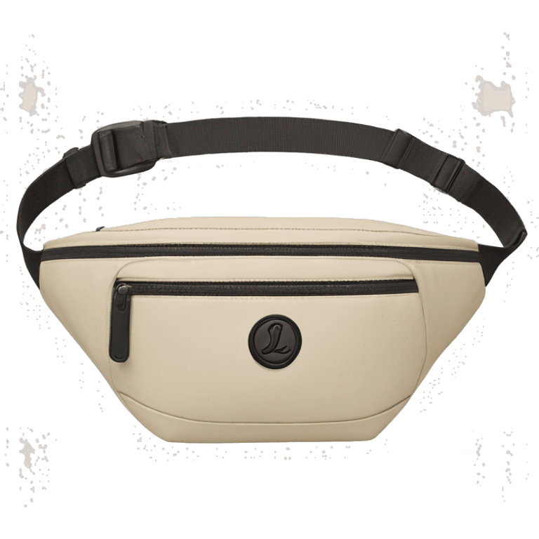 Lululemon belt bag cream emoji