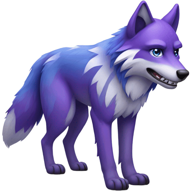 Purple Wolf emoji