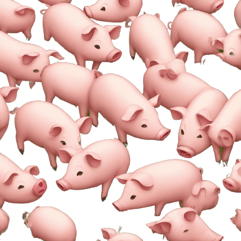 pigs in the grass emoji