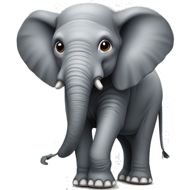 ELEPHANT WITH TOPHT emoji