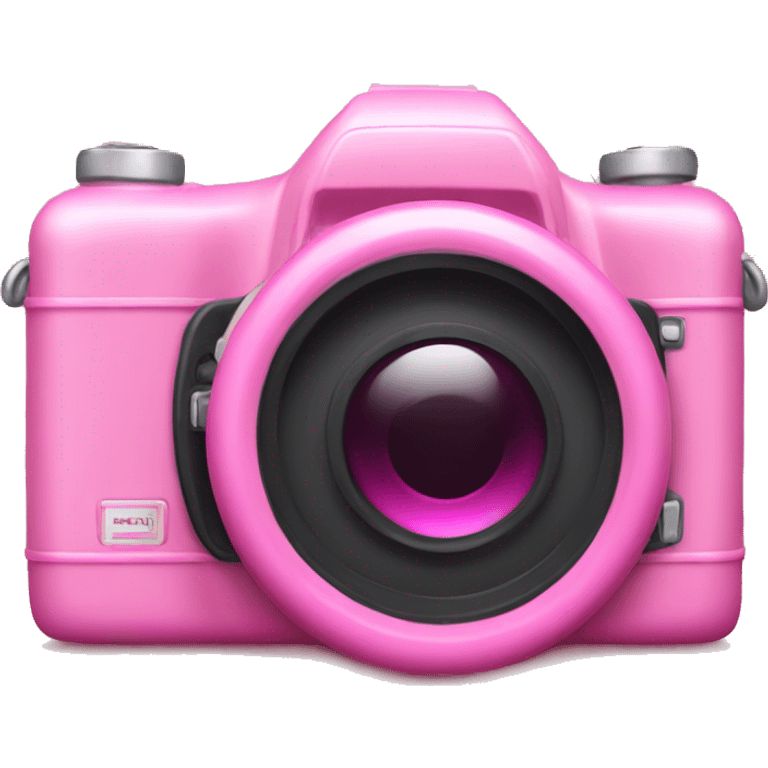 Pink camera  emoji