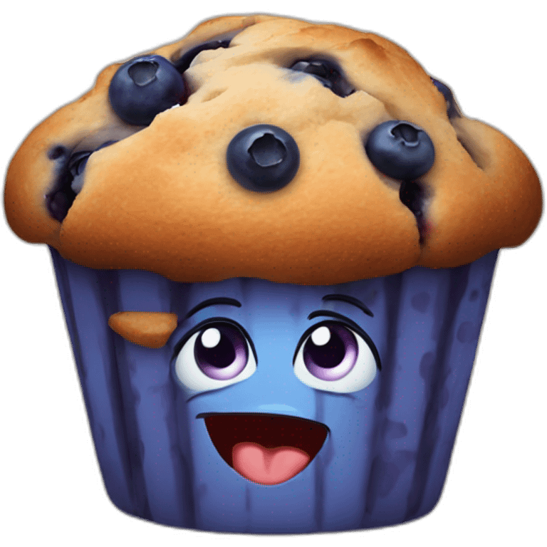 blueberry muffin emoji