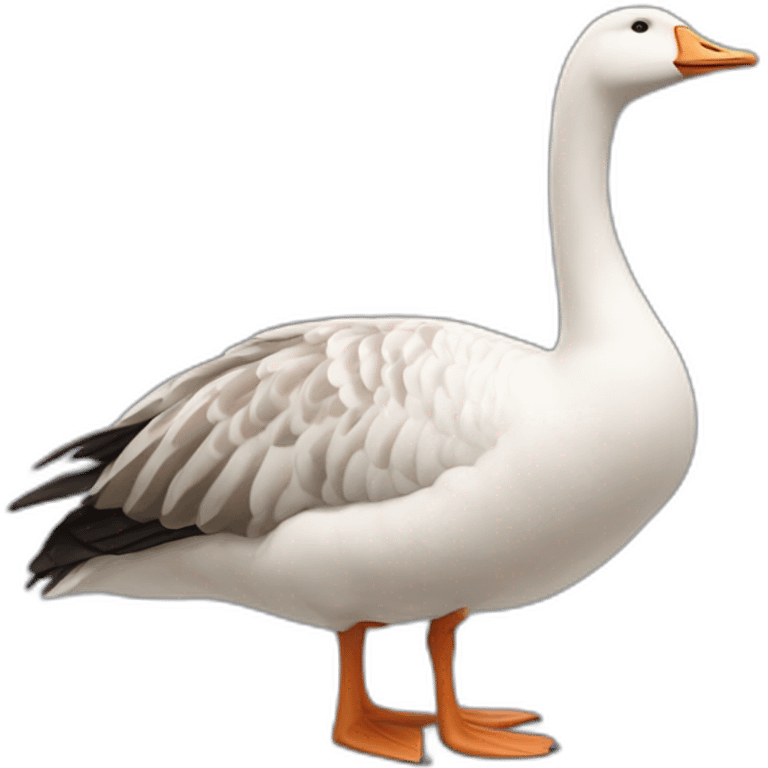 Super long goose with a neck emoji