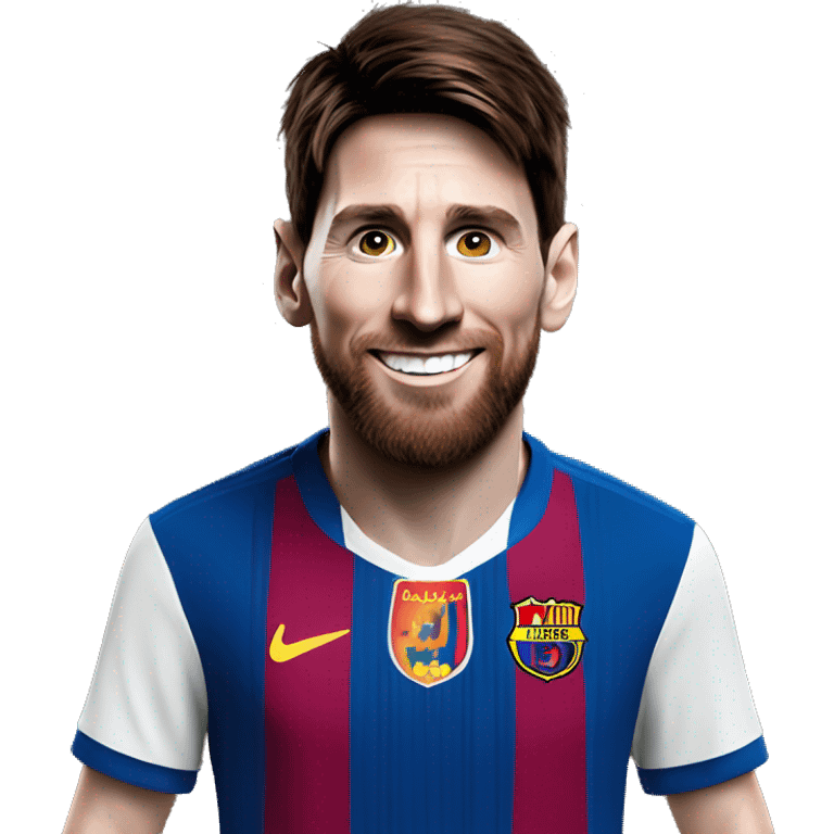 Leo Messi con una Pepsi  emoji