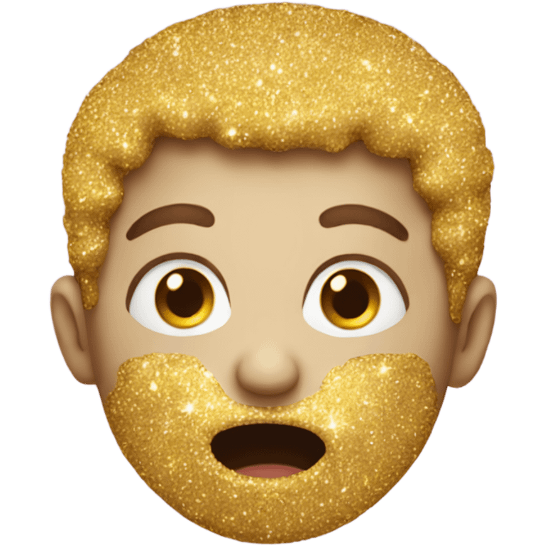 a person that eats glitter emoji