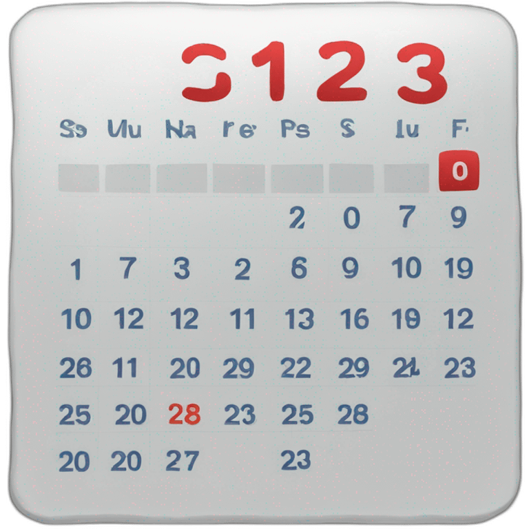 calendrier du 12/10/2023 emoji