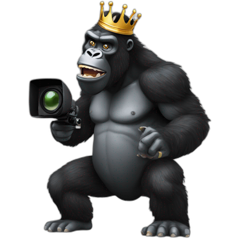 king kong with videocamera emoji