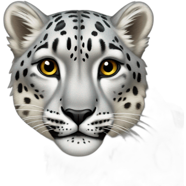 snow leopard emoji