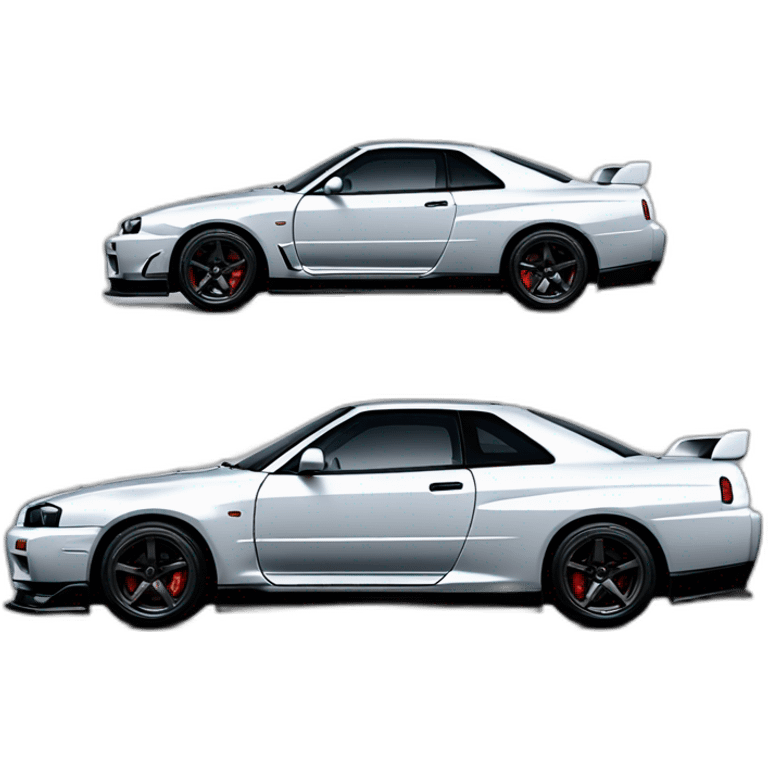 nissan gtr r34 skyline emoji