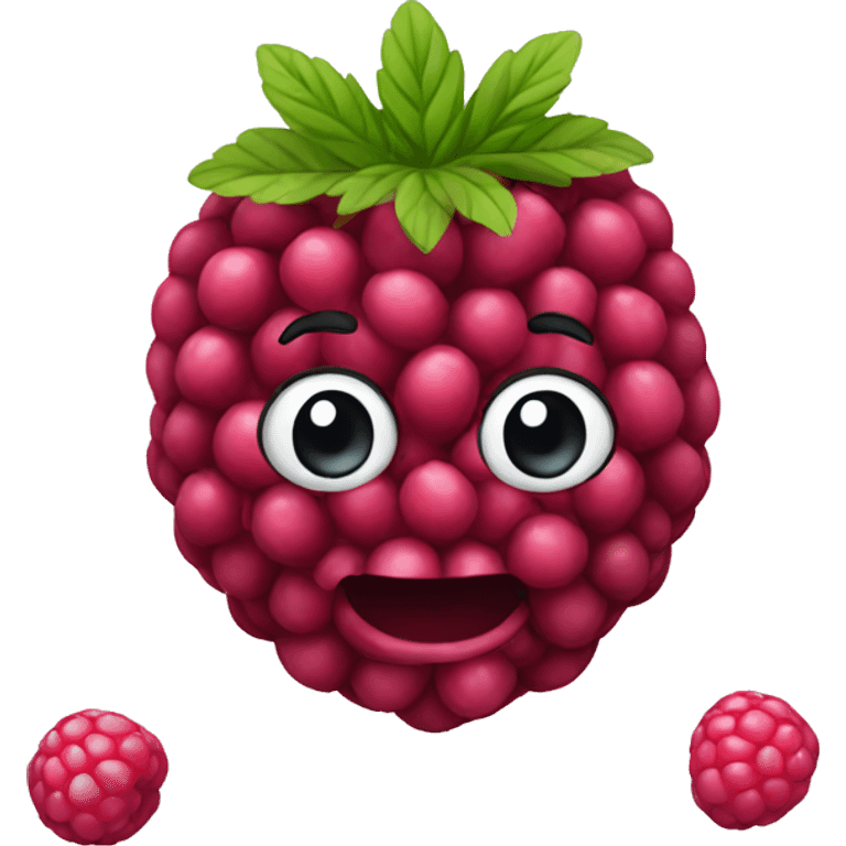 Raspberry emoji