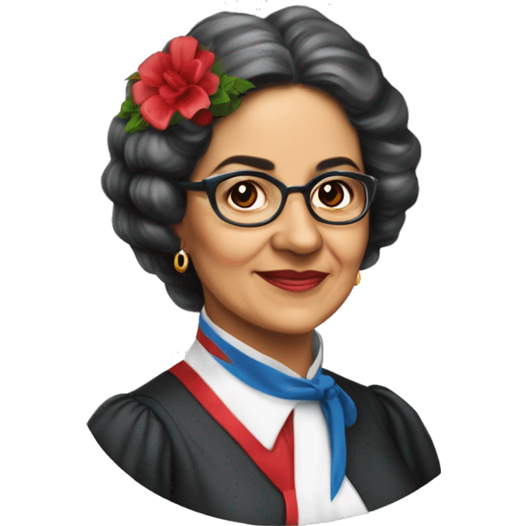 Julia Constancia de Burgos García was a Puerto Rican poet. As an advocate of Puerto Rican independence, she served as Secretary General of the Daughters of Freedom, the women's branch of the Puerto Rican Nationalist Party.  emoji