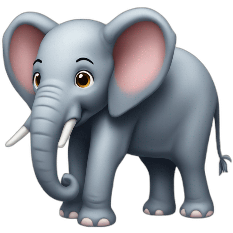 Elephant sur fourmie emoji