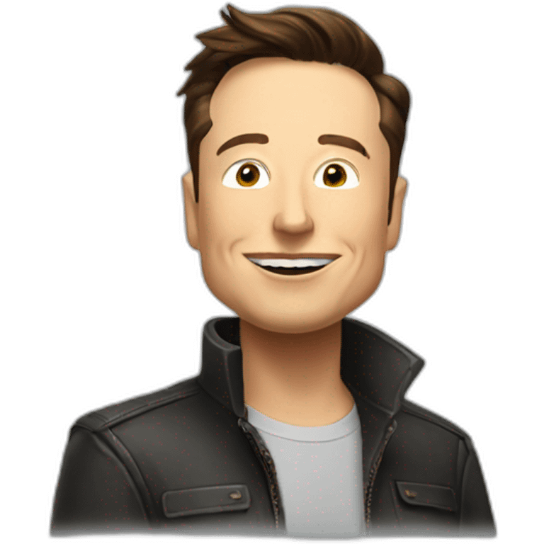 Elon musk qui salut  emoji