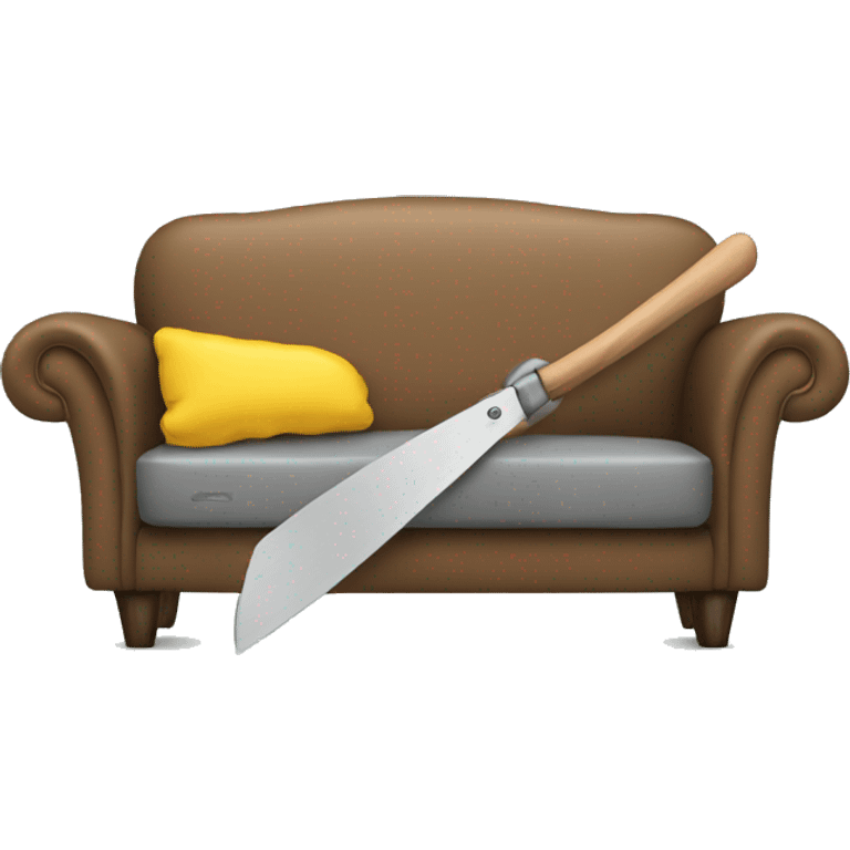 couch being cut emoji