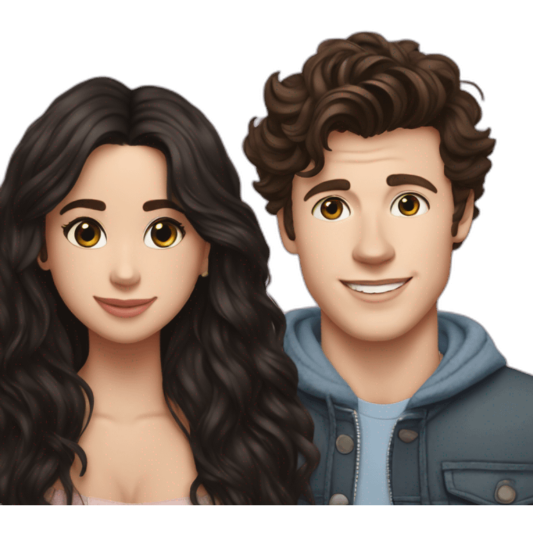 Shawn mendes and Camila Cabello emoji