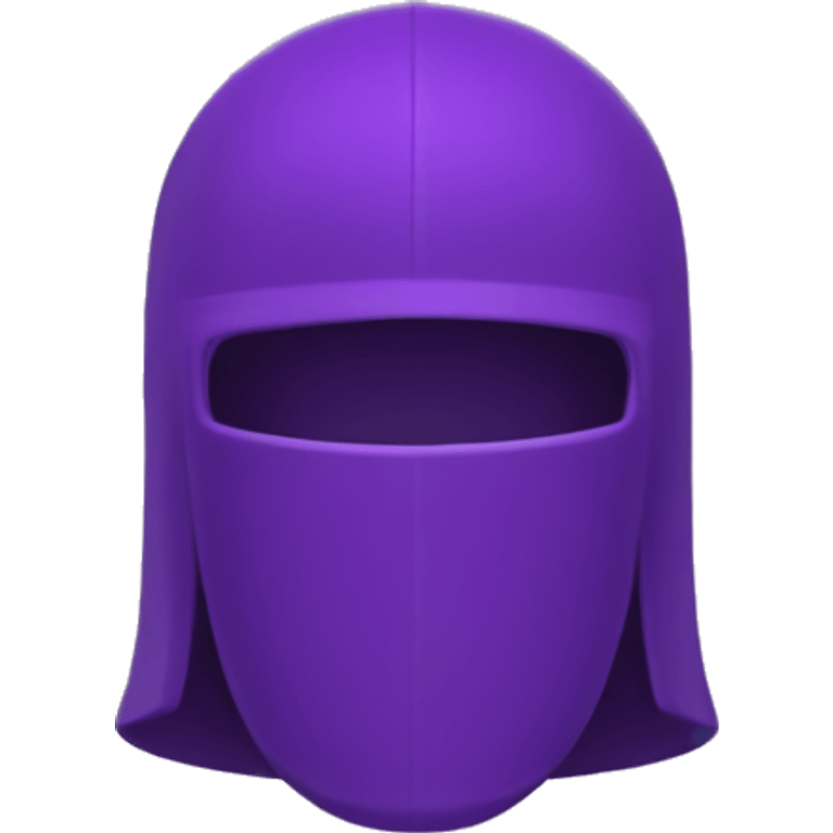 Nazarena capirote y capa morada  emoji