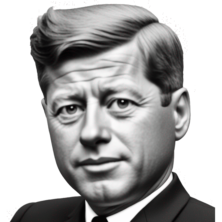 John f Kennedy in convertible   emoji