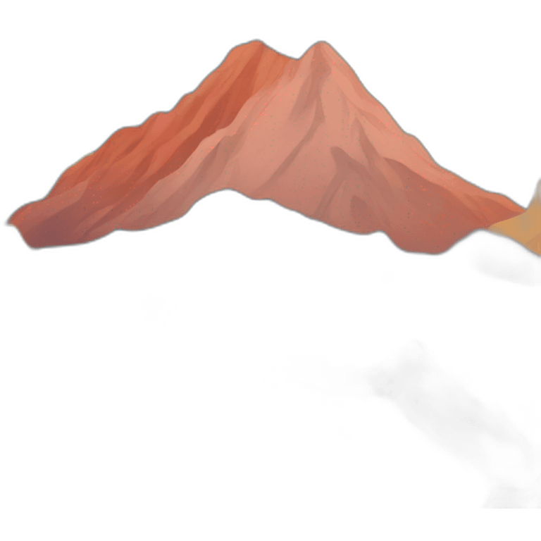 Mountain With colors emoji