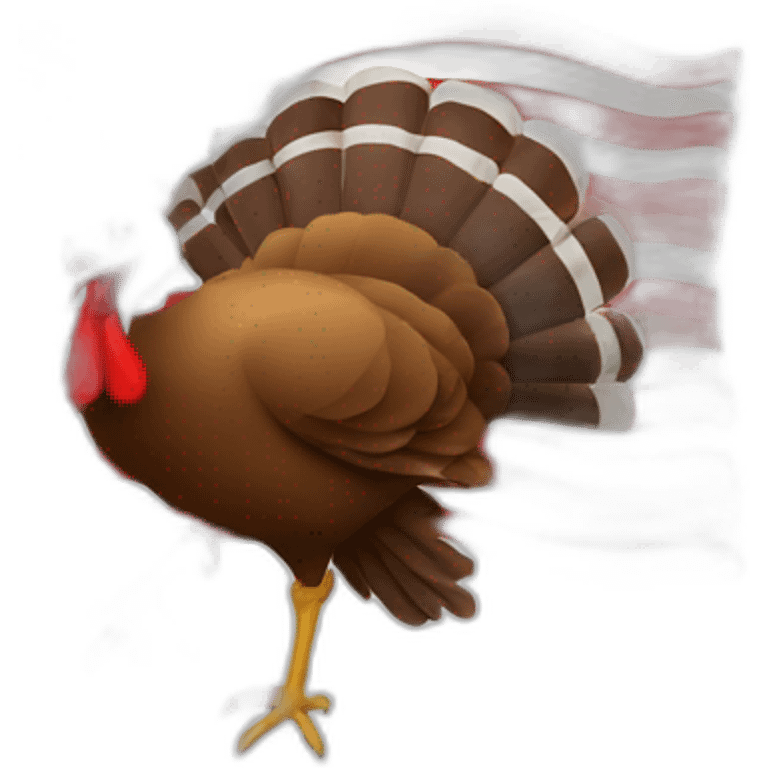 Flag turkey emoji