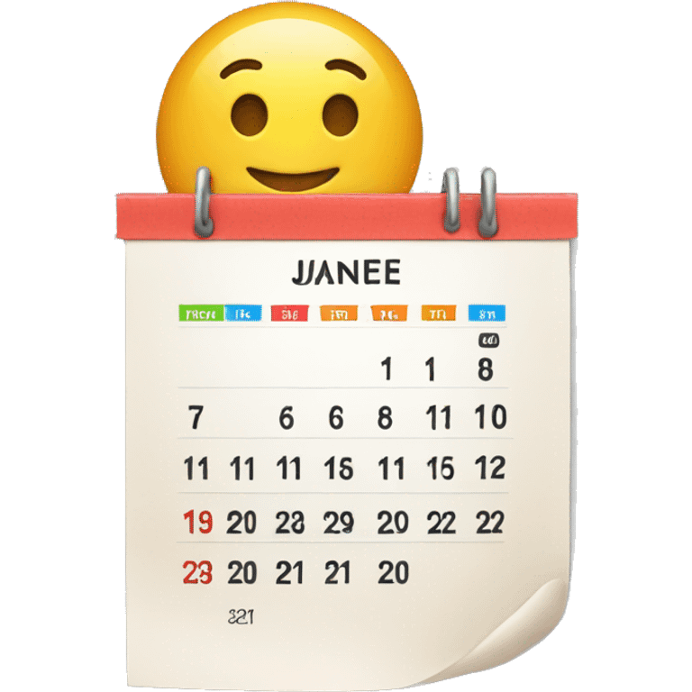 calendar emoji