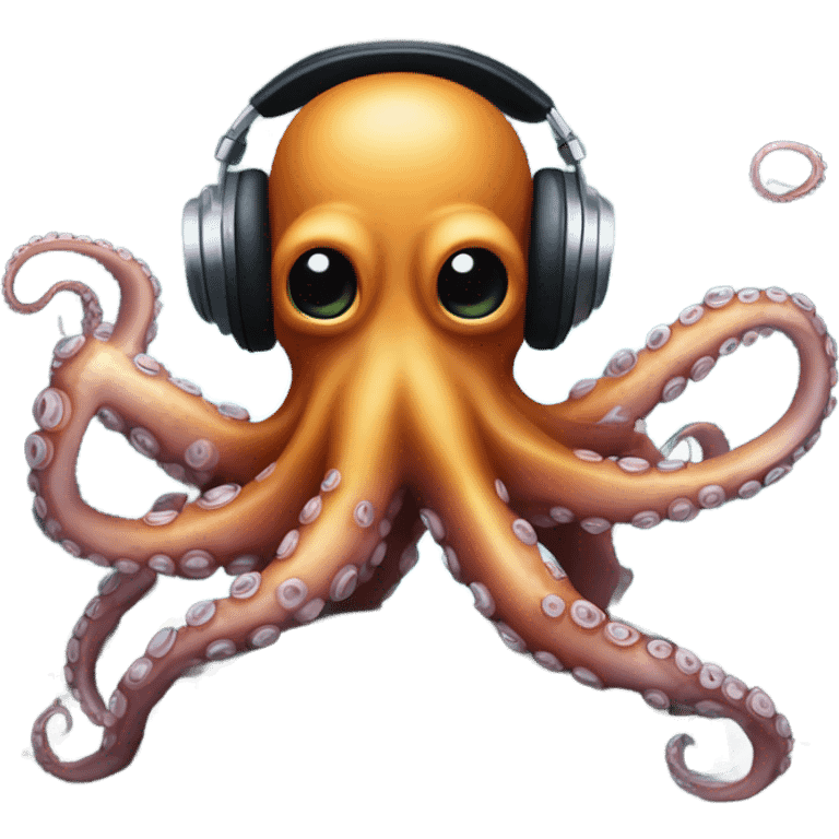 Octopus DJ emoji