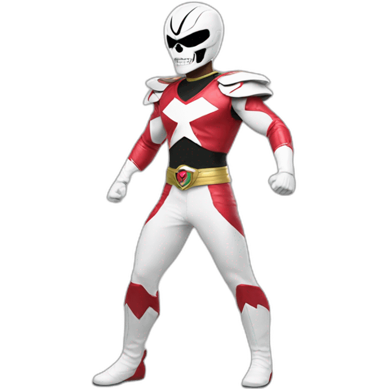 skull power ranger full body emoji