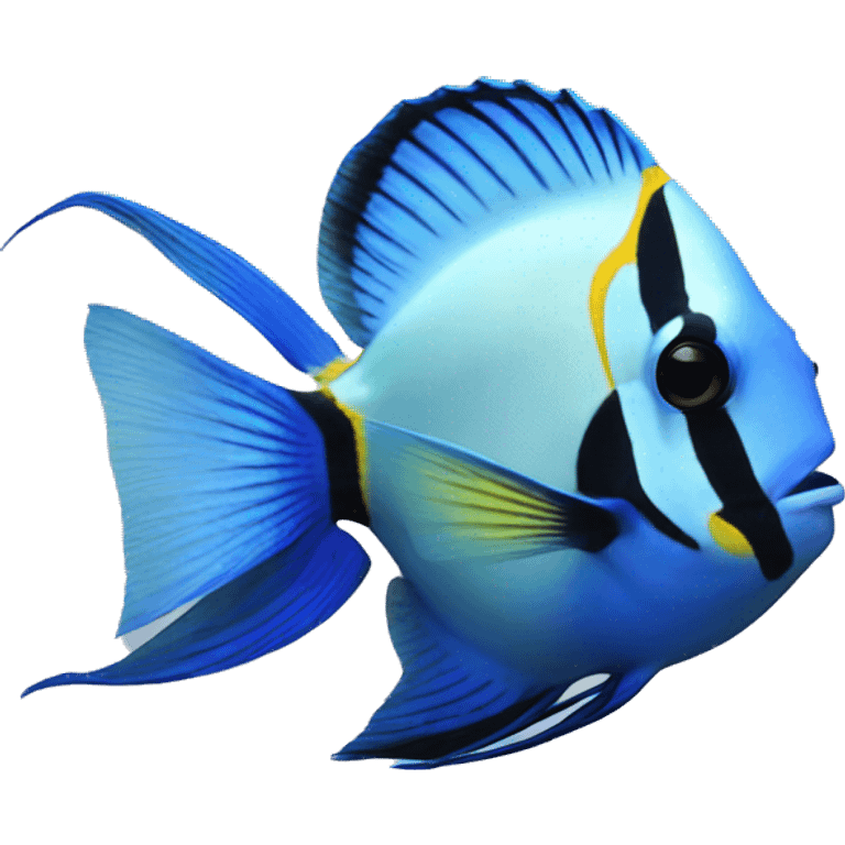 Blue tang fish emoji