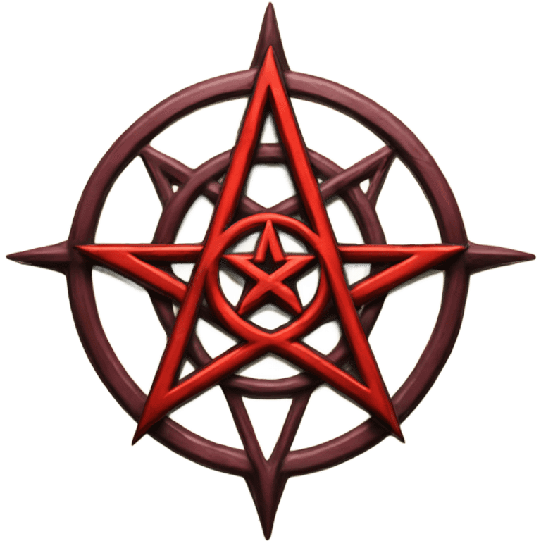 a red pentagram like Helsing emoji