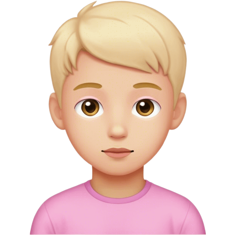 Pink boy emoji