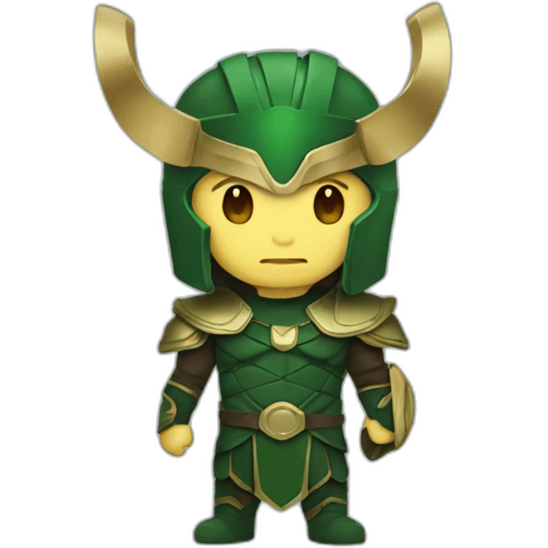 loki with helmet emoji